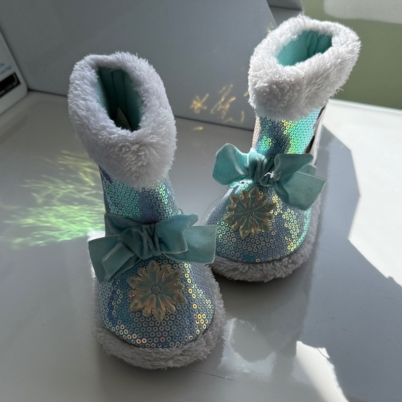 Disney Frozen Slipper (Toddler Girls) w/ Sequins SIZE 5/6 - Picture 3 of 5